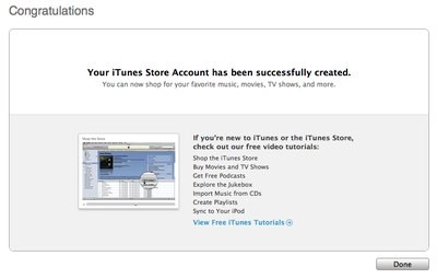 ITunes US - Confirmation